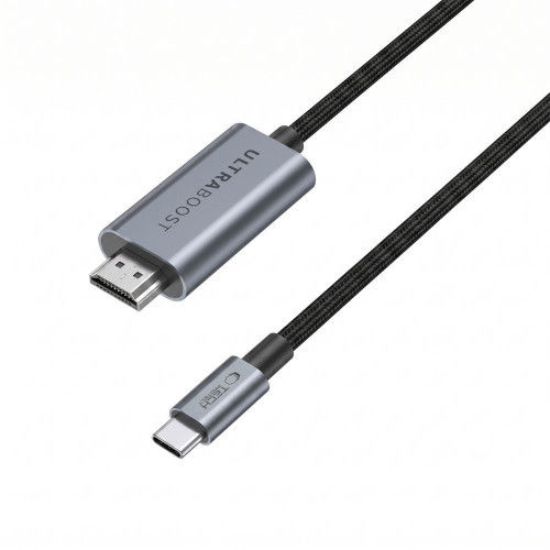 Tech-protect Ultraboost Cable Usb-c To Hdmi 2.1 8k 60hz 300cm Iron Grey, widok 4