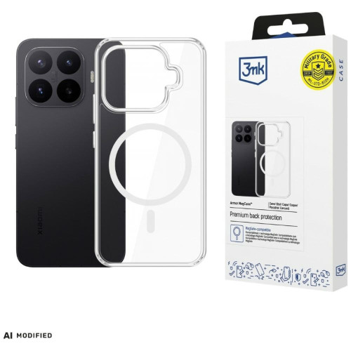 Przezroczyste etui 3mk Armor MagCase z pierścieniem magnetycznym do Xiaomi 17T Pro