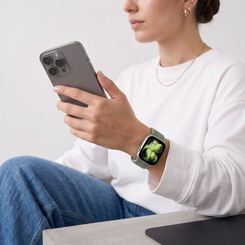 Tech-protect Nylonmag Apple Watch 8 / 9 / 10 / 11 / 12 / Se (40 / 41 / 42 Mm) Pistachio, view 5