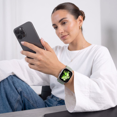Tech-protect Nylonmag Apple Watch 8 / 9 / 10 / 11 / 12 / Se (40 / 41 / 42 Mm) Pistachio, view 8