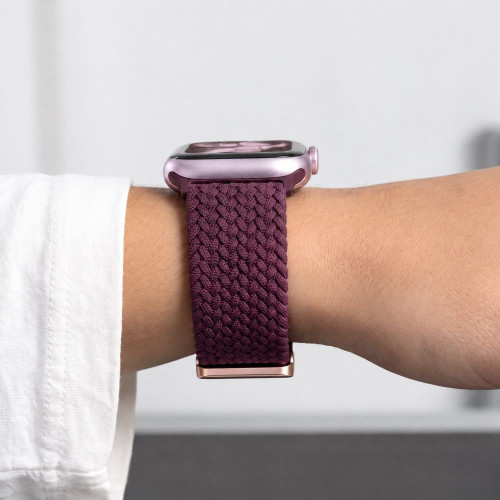 Tech-protect Nylonmag Apple Watch 8 / 9 / 10 / 11 / 12 / Se / Ultra (44 / 45 / 46 / 49 Mm) Deep Burgundy, view 7