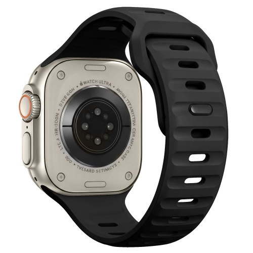 Tech-protect Silicone Line Apple Watch 8 / 9 / 10 / 11 / 12 / Se / Ultra (44 / 45 / 46 / 49 Mm) Black, Ansicht 2