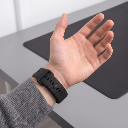 Tech-protect Silicone Line Apple Watch 8 / 9 / 10 / 11 / 12 / Se / Ultra (44 / 45 / 46 / 49 Mm) Black, Ansicht 5