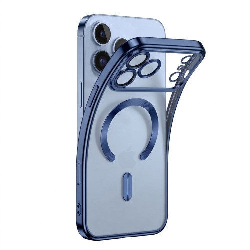 Tech-protect Magflex Magsafe Iphone 17 Pro Max / 18 Pro Max Shiny Light Blue, view 5