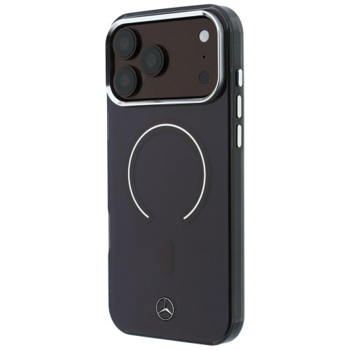 Etui Mercedes Double Layer Iconic Logo MagSafe do iPhone 18 Pro Max / 17 Pro Max burgundowy, Ansicht 2