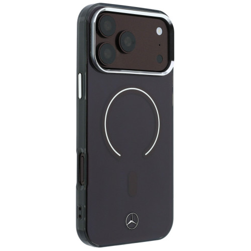 Etui Mercedes Double Layer Iconic Logo MagSafe do iPhone 18 Pro Max / 17 Pro Max burgundowy, Ansicht 4