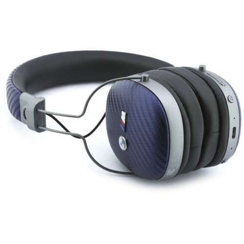 Słuchawki nauszne BMW Carbon Metal Parts and Logos Bluetooth ENC granatowy, pohled 3