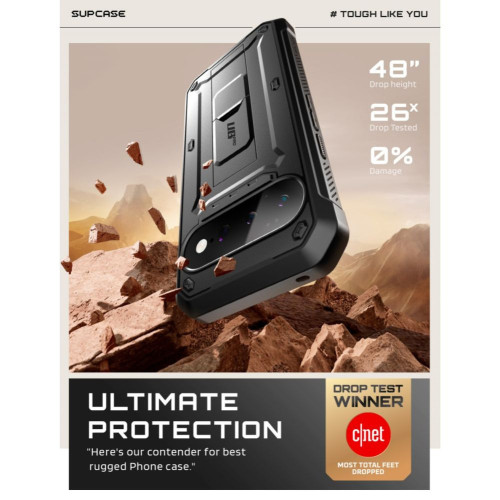 Supcase Unicorn Beetle Pro Google Pixel 11 Pro Xl Black, nézet 4