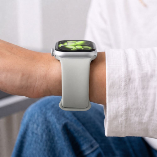Tech-protect Silicone Apple Watch 8 / 9 / 10 / 11 / 12 / Se (40 / 41 / 42 Mm) Lunar Grey, view 8