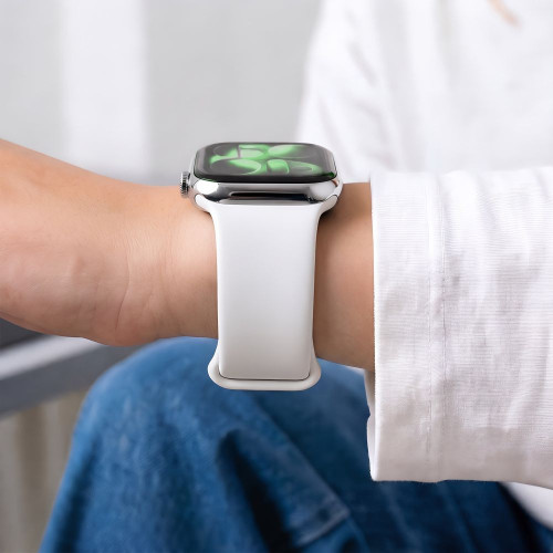 Tech-protect Silicone Apple Watch 8 / 9 / 10 / 11 / 12 / Se (40 / 41 / 42 Mm) White, view 6