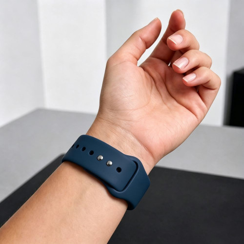 Tech-protect Silicone Apple Watch 8 / 9 / 10 / 11 / 12 / Se (40 / 41 / 42 Mm) Navy Blue, view 5