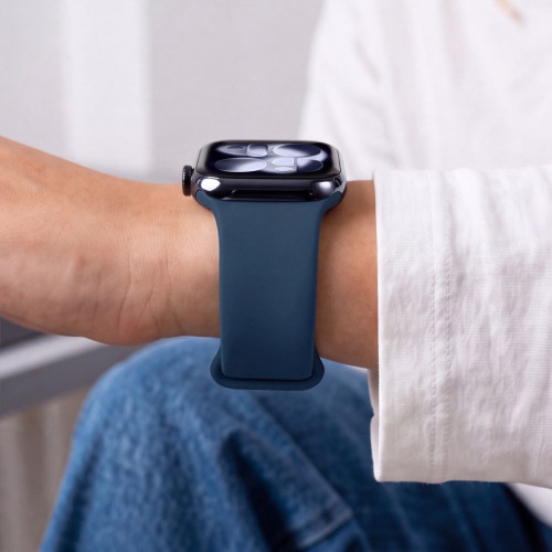 Tech-protect Silicone Apple Watch 8 / 9 / 10 / 11 / 12 / Se (40 / 41 / 42 Mm) Navy Blue, view 6