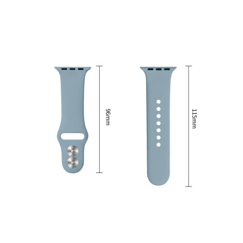 Tech-protect Silicone Apple Watch 8 / 9 / 10 / 11 / 12 / Se (40 / 41 / 42 Mm) Blue Jeans, view 3