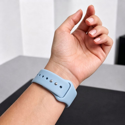 Tech-protect Silicone Apple Watch 8 / 9 / 10 / 11 / 12 / Se (40 / 41 / 42 Mm) Blue Jeans, view 5