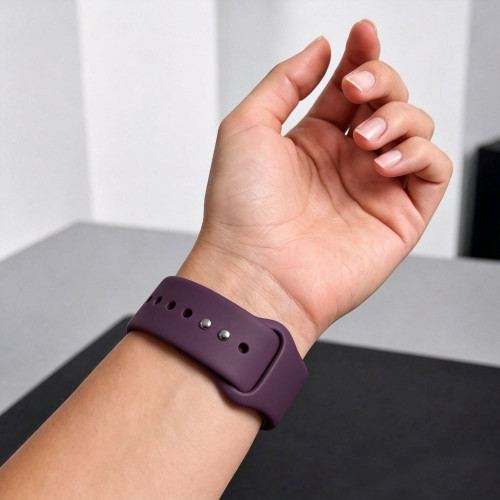 Tech-protect Silicone Apple Watch 8 / 9 / 10 / 11 / 12 / Se (40 / 41 / 42 Mm) Deep Burgundy, view 5