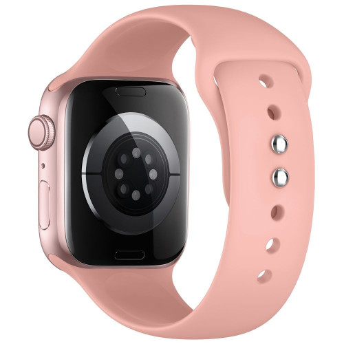 Tech-protect Silicone Apple Watch 8 / 9 / 10 / 11 / 12 / Se / Ultra (44 / 45 / 46 / 49 Mm) Dusty Rose, widok 2