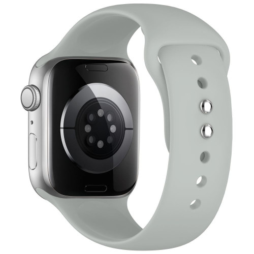 Tech-protect Silicone Apple Watch 8 / 9 / 10 / 11 / 12 / Se / Ultra (44 / 45 / 46 / 49 Mm) Lunar Grey, widok 2