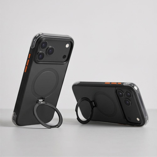 Tech-protect Magair Stand Magsafe Cc Iphone 17 Pro / 18 Pro Matte Black, view 6