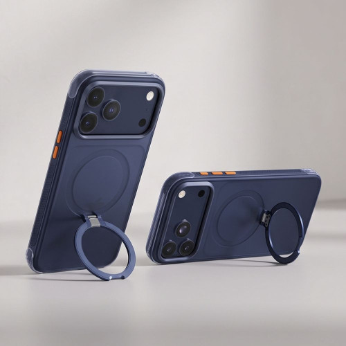 Tech-protect Magair Stand Magsafe Cc Iphone 17 Pro / 18 Pro Matte Deep Blue, view 6