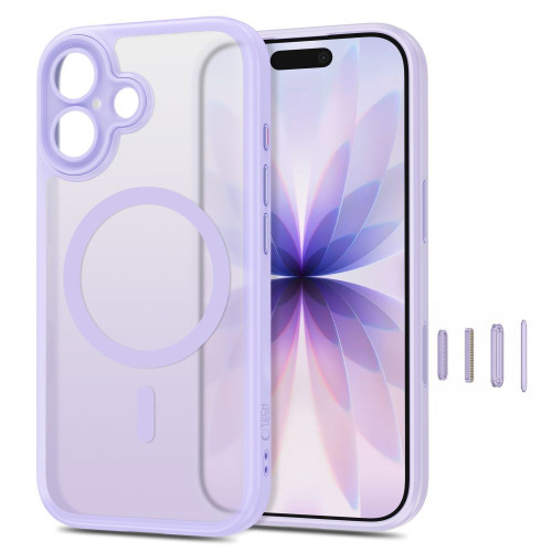 Tech-protect Magpeak Magsafe Cc Iphone 17 Matte Lavender, view 2