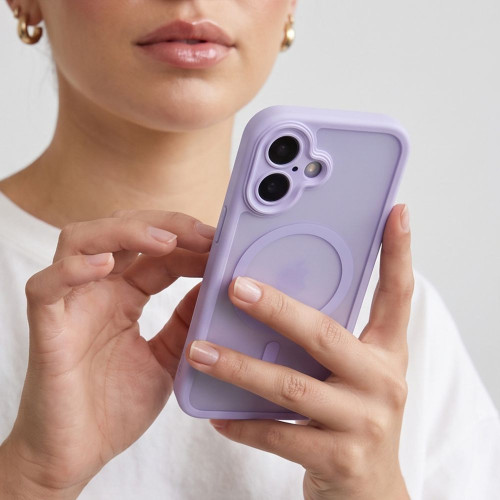Tech-protect Magpeak Magsafe Cc Iphone 17 Matte Lavender, view 7