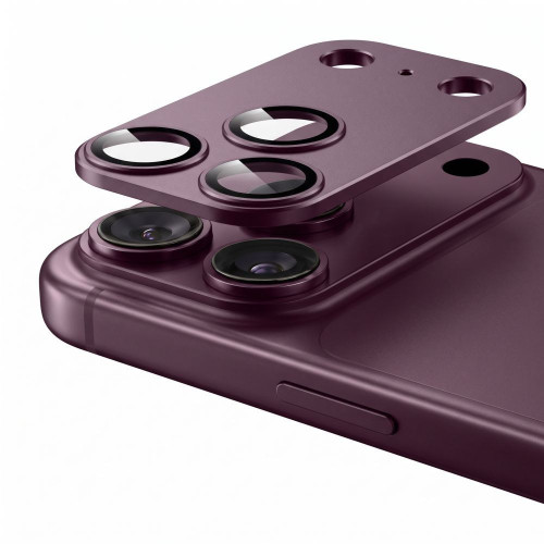 OsŁona Aparatu Tech-protect Camfull Fit+ Iphone 18 Pro Max Burgundy, widok 4