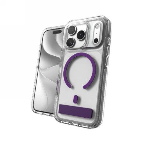 ZAGG Santa Cruz Snap KS - etui do iPhone 18 Pro / 17 Pro kompatybilne z MagSafe (purple), pohled 2