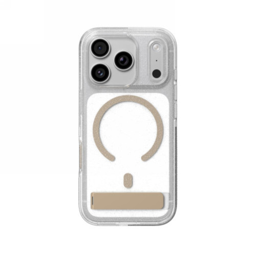 ZAGG Milan Snap KS - etui do iPhone 18 Pro / 17 Pro kompatybilne z MagSafe (glitter gold)
