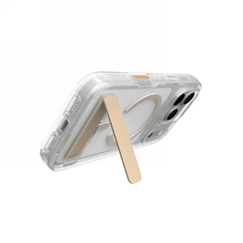 ZAGG Milan Snap KS - etui do iPhone 18 Pro / 17 Pro kompatybilne z MagSafe (glitter gold), pohled 3