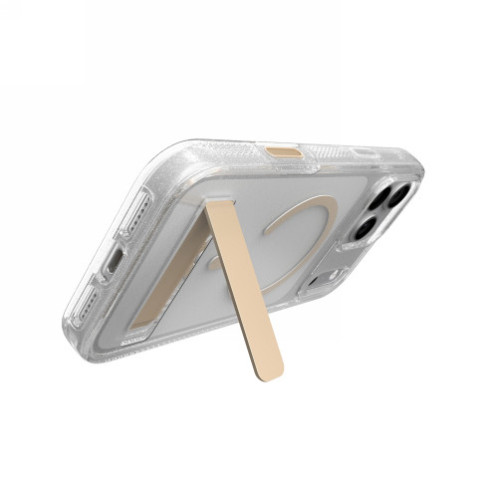ZAGG Milan Snap KS - etui do iPhone 18 Pro Max / 17 Pro Max kompatybilne z MagSafe (glitter gold), pohled 3