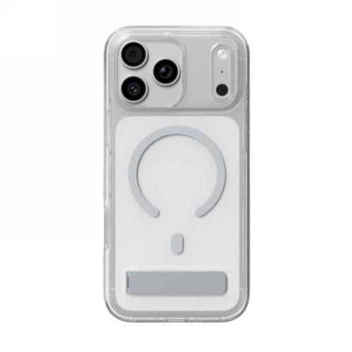ZAGG Milan Snap KS - etui do iPhone 18 Pro Max / 17 Pro Max kompatybilne z MagSafe (glitter silver)