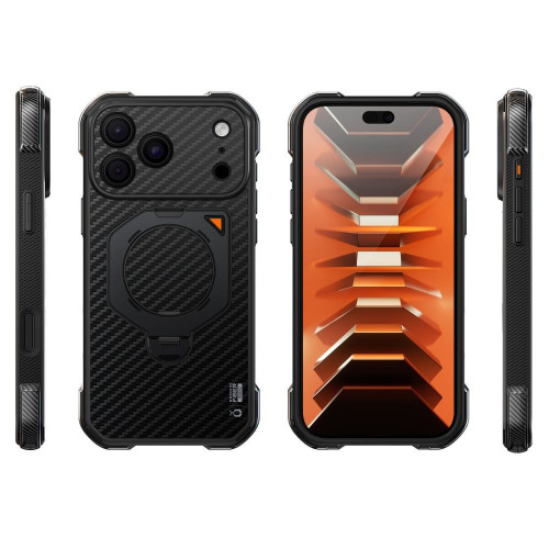 Supcase Aero Mag Magsafe Iphone 17 Pro Max / 18 Pro Max Aramid Black, Ansicht 3