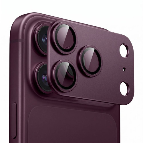 OsŁona Aparatu Tech-protect Camfull Fit+ Iphone 18 Pro Burgundy, Ansicht 3