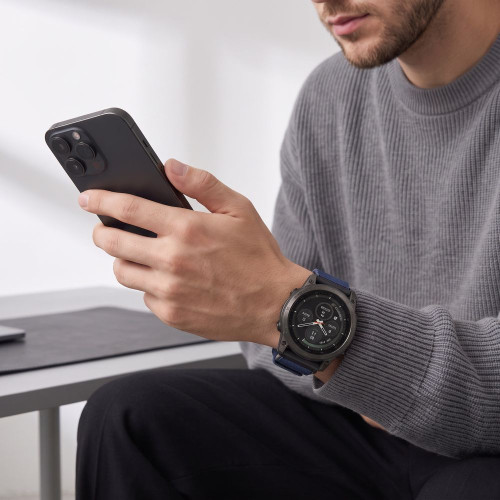 Tech-protect Nylon Classic Garmin Fenix 5x / 5x Plus / 6x / 6x Pro / 7x / 8 / 8 Pro / 9 / 9 Pro (51 Mm) Midnight Navy, Ansicht 4