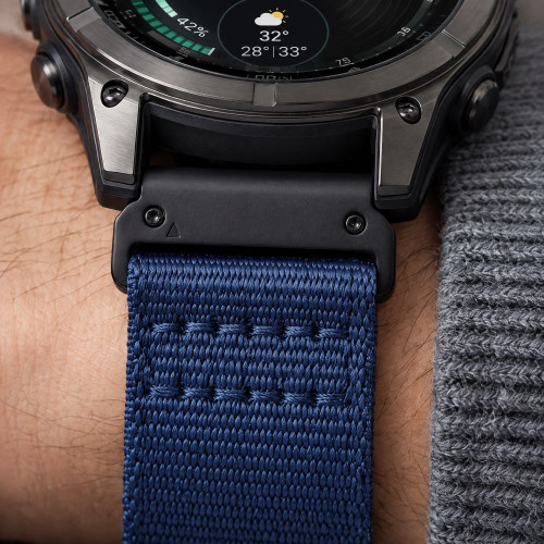 Tech-protect Nylon Classic Garmin Fenix 5x / 5x Plus / 6x / 6x Pro / 7x / 8 / 8 Pro / 9 / 9 Pro (51 Mm) Midnight Navy, Ansicht 7