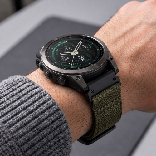 Tech-protect Nylon Classic Garmin Fenix 5x / 5x Plus / 6x / 6x Pro / 7x / 8 / 8 Pro / 9 / 9 Pro (47 Mm) Military Green, Ansicht 6