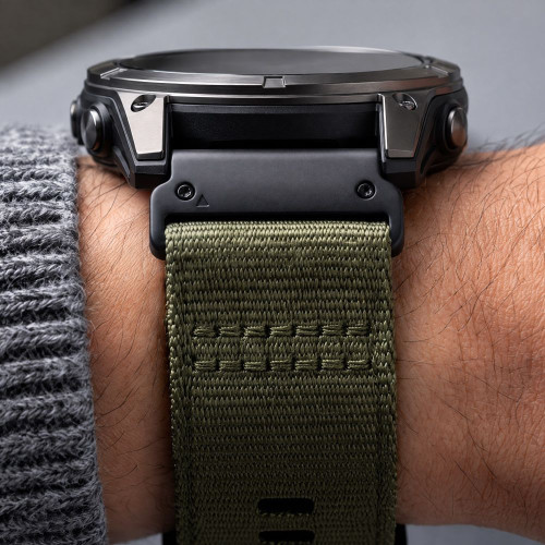 Tech-protect Nylon Classic Garmin Fenix 5x / 5x Plus / 6x / 6x Pro / 7x / 8 / 8 Pro / 9 / 9 Pro (47 Mm) Military Green, Ansicht 7