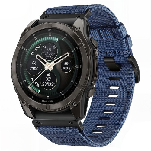 Tech-protect Nylon Classic Garmin Fenix 5x / 5x Plus / 6x / 6x Pro / 7x / 8 / 8 Pro / 9 / 9 Pro (47 Mm) Midnight Navy