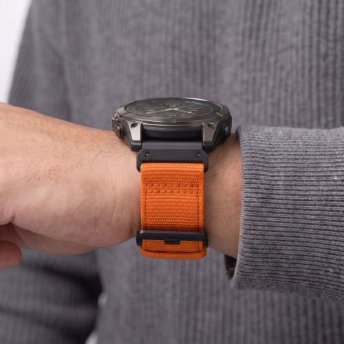 Tech-protect Nylon Classic Garmin Fenix 5x / 5x Plus / 6x / 6x Pro / 7x / 8 / 8 Pro / 9 / 9 Pro (47 Mm) Signal Orange, Ansicht 6