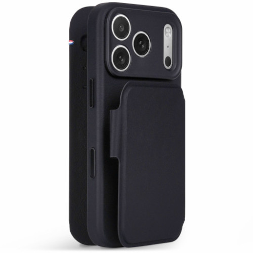 Decoded Textured Silicone Detachable Wallet - etui do iPhone 18 Pro Max / 17 Pro Max (phantom black)