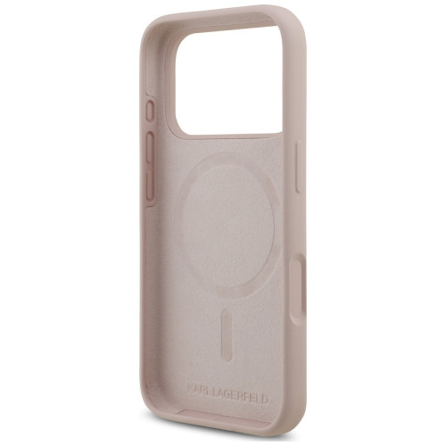 Etui Karl Lagerfeld Silicone Karl&Choupette Ring MagSafe do iPhone 18 Pro / iPhone 17 Pro czarny, Ansicht 7