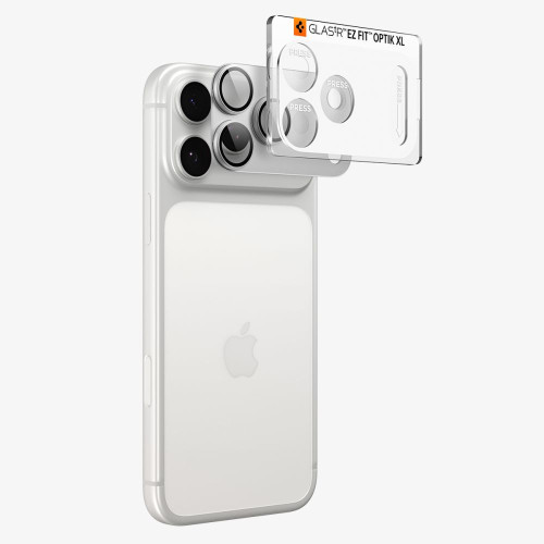 OsŁona Aparatu Spigen Optik Pro Xl Glas.tr Ez Fit Camera Protector Iphone 18 Pro Max Silver, pohled 5