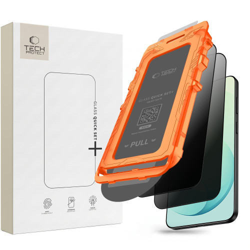 SzkŁo PrywatyzujĄce Tech-protect Quick Set Spy+ 2-pack Galaxy S26 Fe Privacy