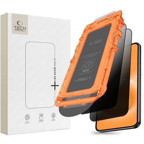 SzkŁo PrywatyzujĄce Tech-protect Quick Set Spy+ 2-pack Galaxy A18 4g / 5g Privacy