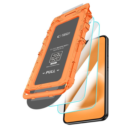 SzkŁo Hartowane Tech-protect Quick Set+ 2-pack Galaxy A18 4g / 5g Clear, view 2