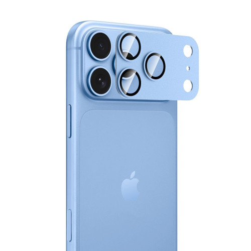 OsŁona Aparatu Tech-protect Camfull Fit+ Iphone 18 Pro Max Light Blue, pohled 2