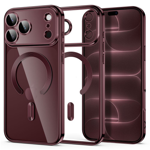 Tech-protect Magflex Magsafe Iphone 17 Pro / 18 Pro Shiny Burgundy