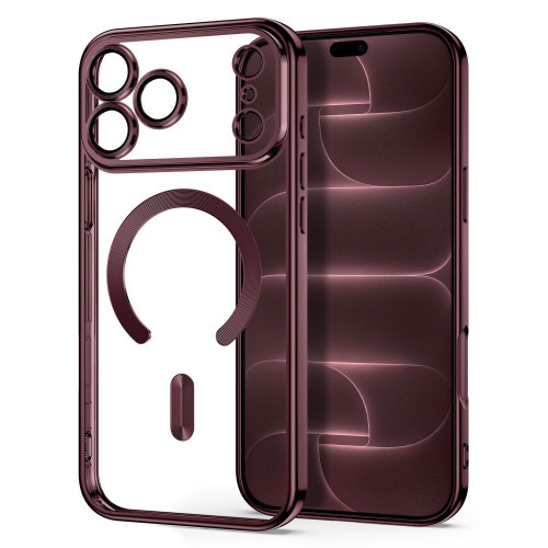 Tech-protect Magflex Magsafe Iphone 17 Pro Max / 18 Pro Max Shiny Burgundy, view 2