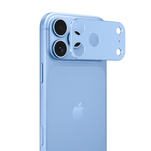 OsŁona Aparatu Tech-protect Camalloy Fit+ Iphone 18 Pro Max Light Blue, pohled 2