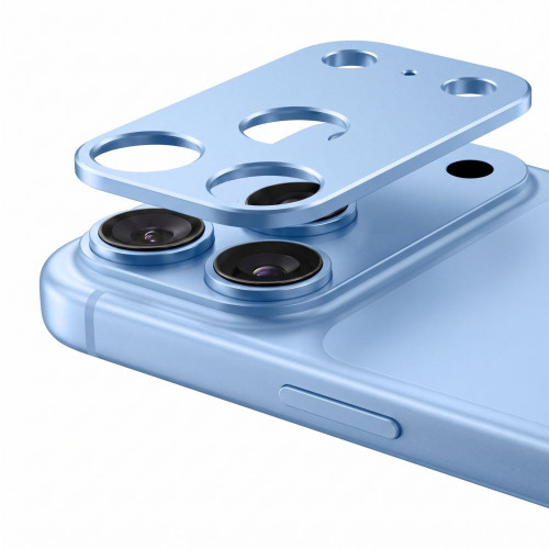 OsŁona Aparatu Tech-protect Camalloy Fit+ Iphone 18 Pro Max Light Blue, pohled 3